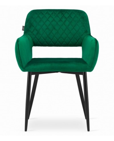 Zielone krzesła ALVIN aksamit tapicerowane krzesło 2szt