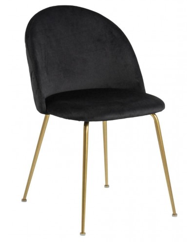Krzesło Louise Black /Gold