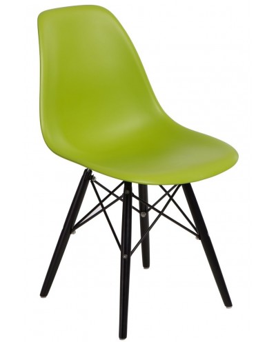 Krzesło P016W PP zielone/black