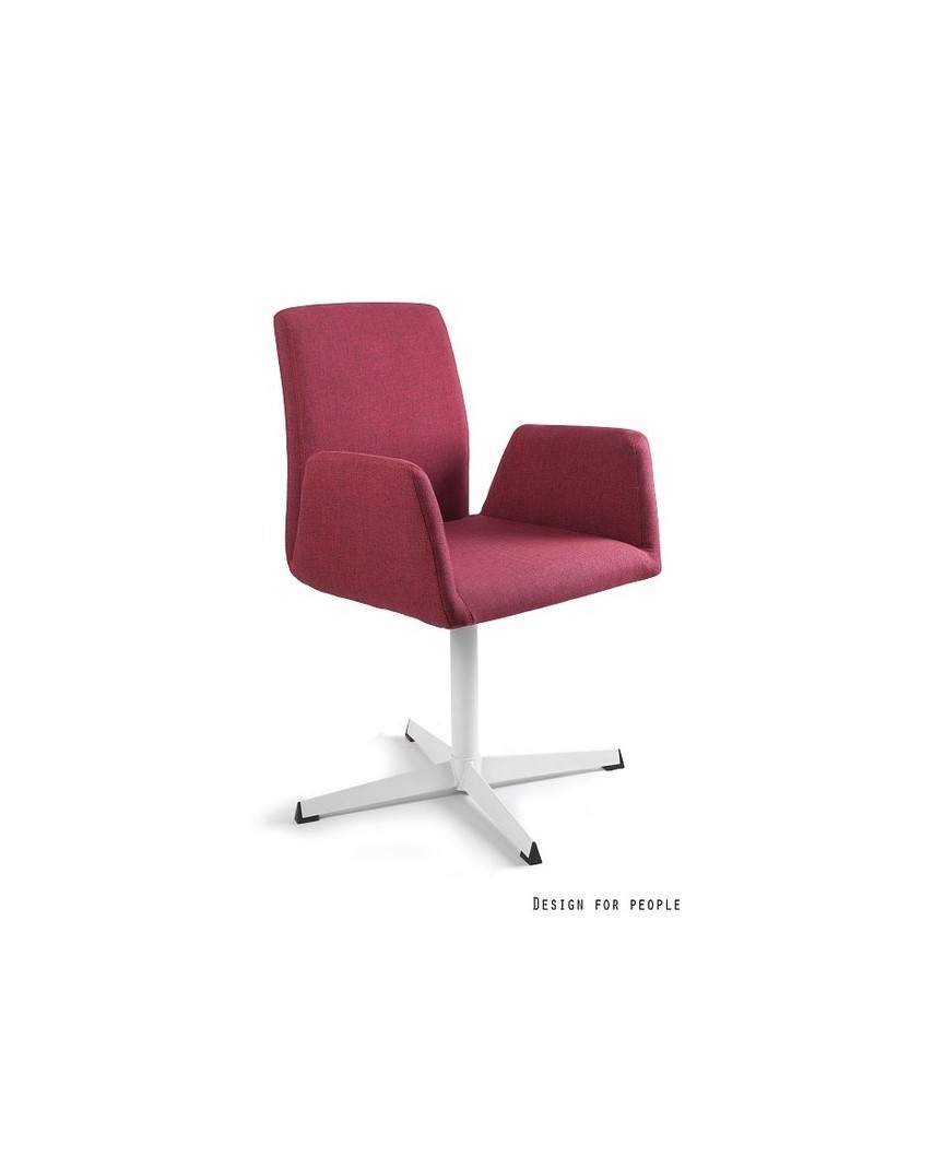 Brava - fotel biurowy - czerwony