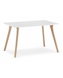 Nowoczesny prostokątny stół MONTI biały 120cm x 80cm