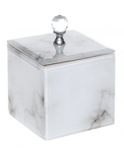 Pudełko ozdobne marmo 9x9x9 cm