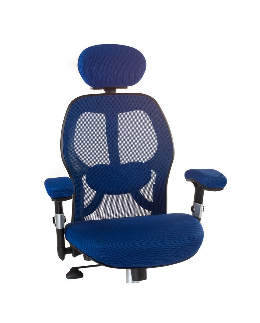 Fotel ergonomiczny CorpoComfort BX-4144 Niebieski