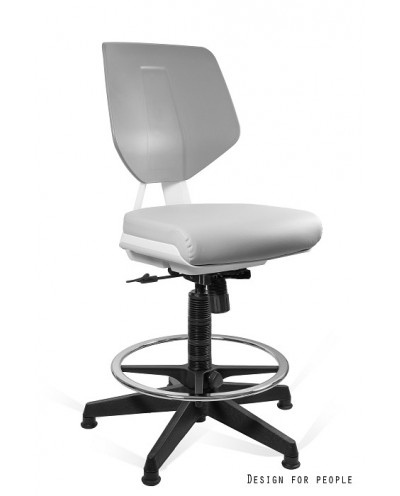 Kaden - krzesło medyczne szare/szare