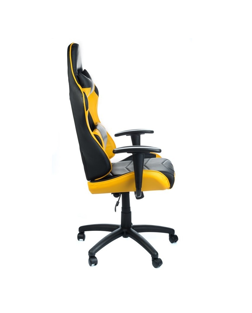 Fotel biurowy RACER CorpoComfort BX-3700 Żółty