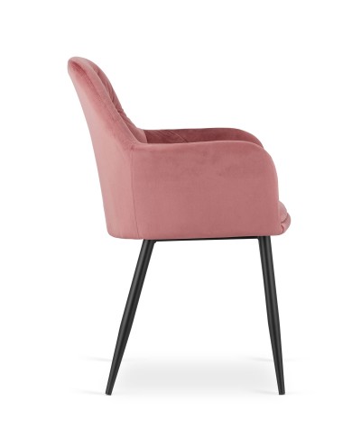 Krzesło DAKAR - róż aksamit x 2 szt