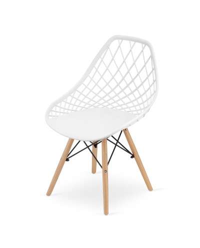 Krzesło SAKAI - białe x 4 szt