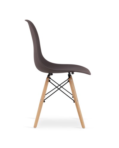 Krzesło OSAKA kawa / nogi naturalne x 4 szt