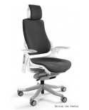 WAU - Fotel biurowy biały tkanina