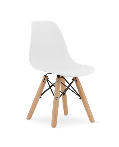Krzesło ZUBI - białe x 4 szt