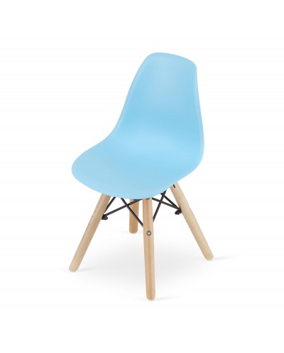 Krzesło ZUBI - niebieskie x 4 szt
