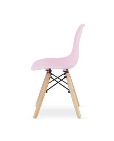 Krzesło ZUBI - róż x 4 szt