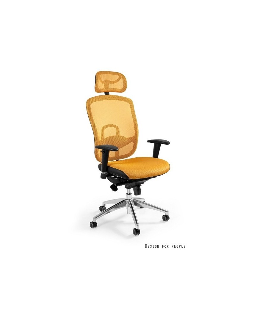 Vip - krzesło biurowe - żółte