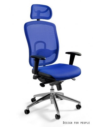 Vip - krzesło biurowe - niebieskie