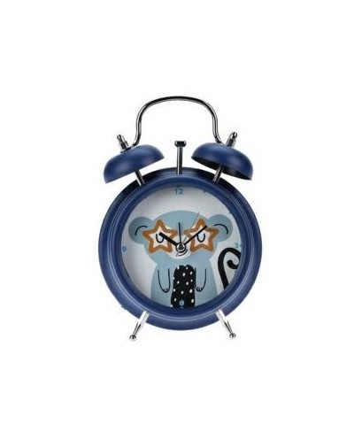 Zegarek budzik Lemur granatowy