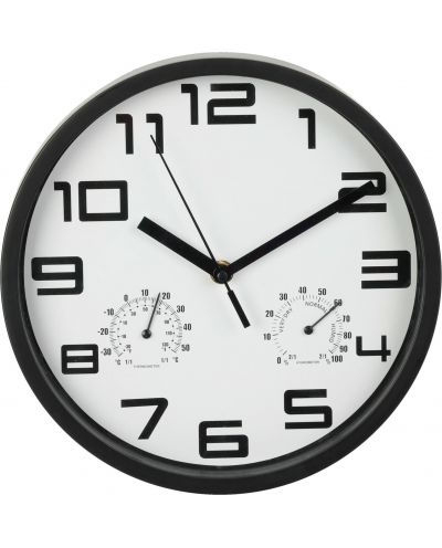 Zegar Hampton 25cm biały
