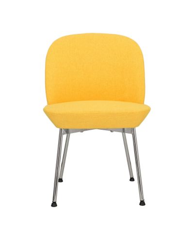 Krzesło Cloe żółte/ chrom