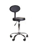 Taboret Kosmetyczny Z Oparciem Bh-7289 Czarny