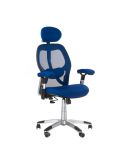 Fotel Ergonomiczny Corpocomfort Bx-4144 Niebieski