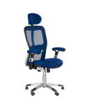 Fotel Ergonomiczny Corpocomfort Bx-4147 Niebieski