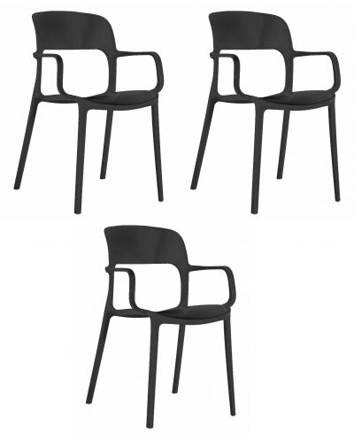 Krzesło Saha - Czarne X 3