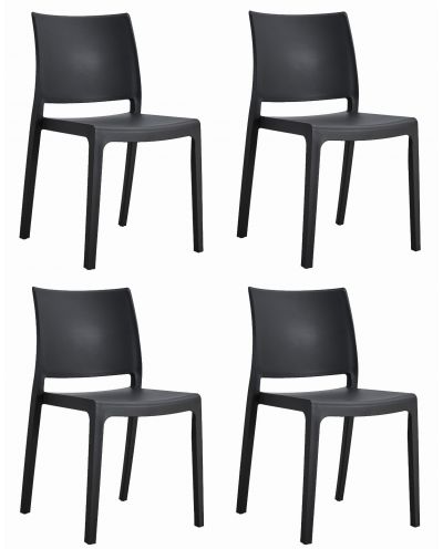 Krzesło Klem - Czarne X 4