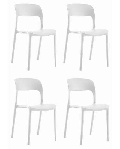 Krzesło Ipos - Białe X 4