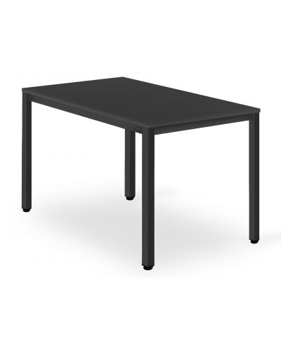 Stół Tessa 120Cm X 60Cm - Czarny / Czarne Nogi
