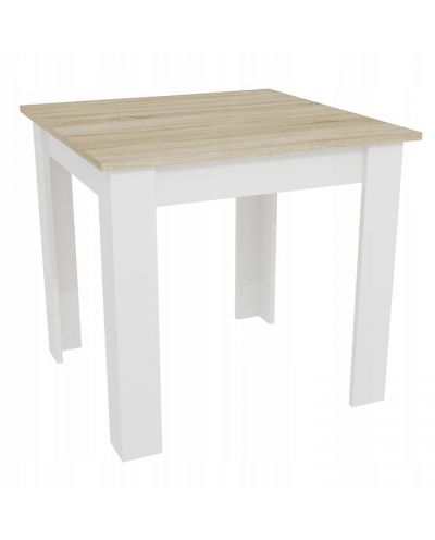 Stół Np 80X80 Dąb Sonoma + Biały