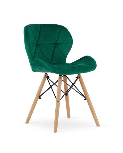 Krzesło Lago Aksamit - Zielone X 1