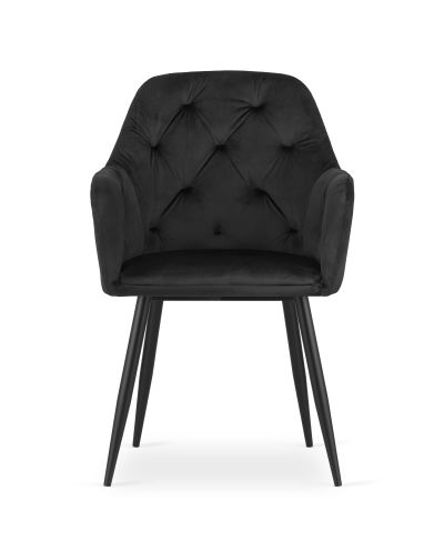 Krzesło Dakar - Czarny Aksamit X 1