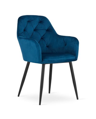 Krzesło Dakar - Niebieski Aksamit X 1