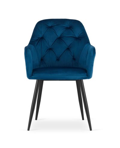 Krzesło Dakar - Niebieski Aksamit X 1
