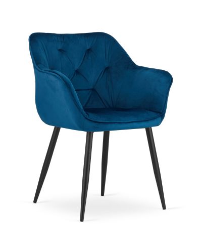 Krzesło Madera - Niebieski Aksamit X 1