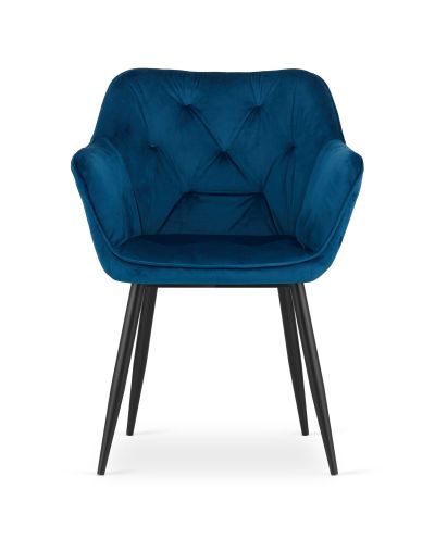 Krzesło Madera - Niebieski Aksamit X 1