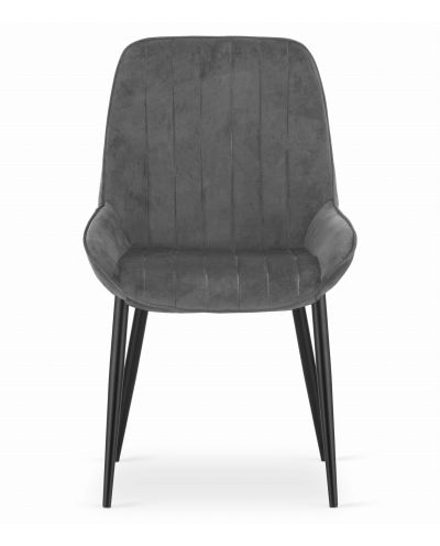 Krzesło Lary - Ciemny Szary Aksamit X 1