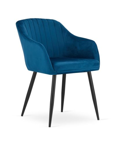 Krzesło Daxo - Niebieski Aksamit X 2