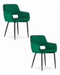 Krzesło Amalfi - Zielony Aksamit X 2