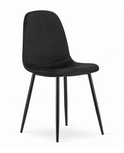 Krzesło Como - Czarny Aksamit X 2