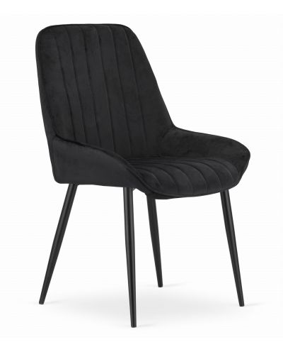 Krzesło Lary - Czarny Aksamit X 2