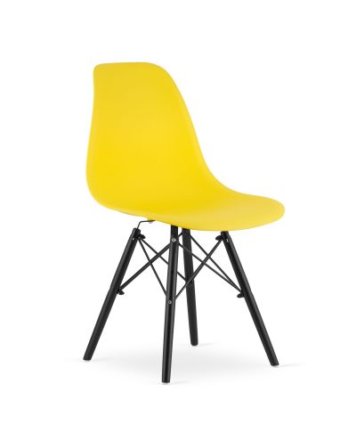 Krzesło Osaka Żółte / Nogi Czarne X 4