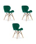 Krzesło Lago Aksamit - Zielone X 3
