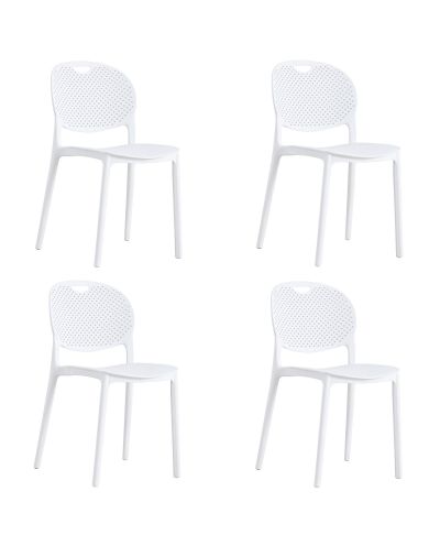 Krzesło Luma - Białe X 4