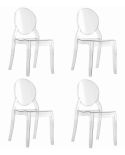 Krzesło Sofia - Transparentne X 4