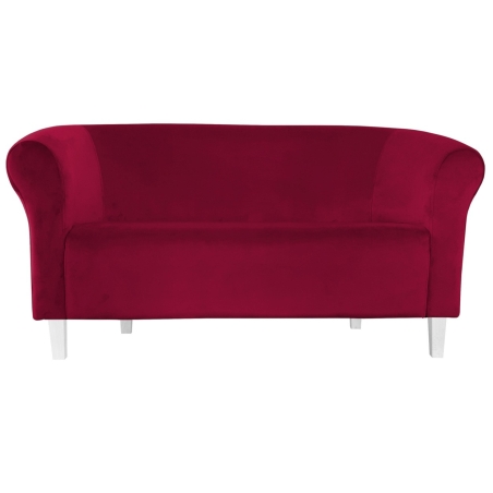 Sofa Milo Mg31 Czerwony Nogi 15 Białe