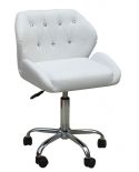 ANTONY - krzesło kosmetyczne białe