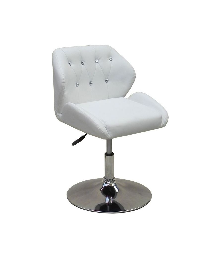 ANTONY - krzesło kosmetyczne białe