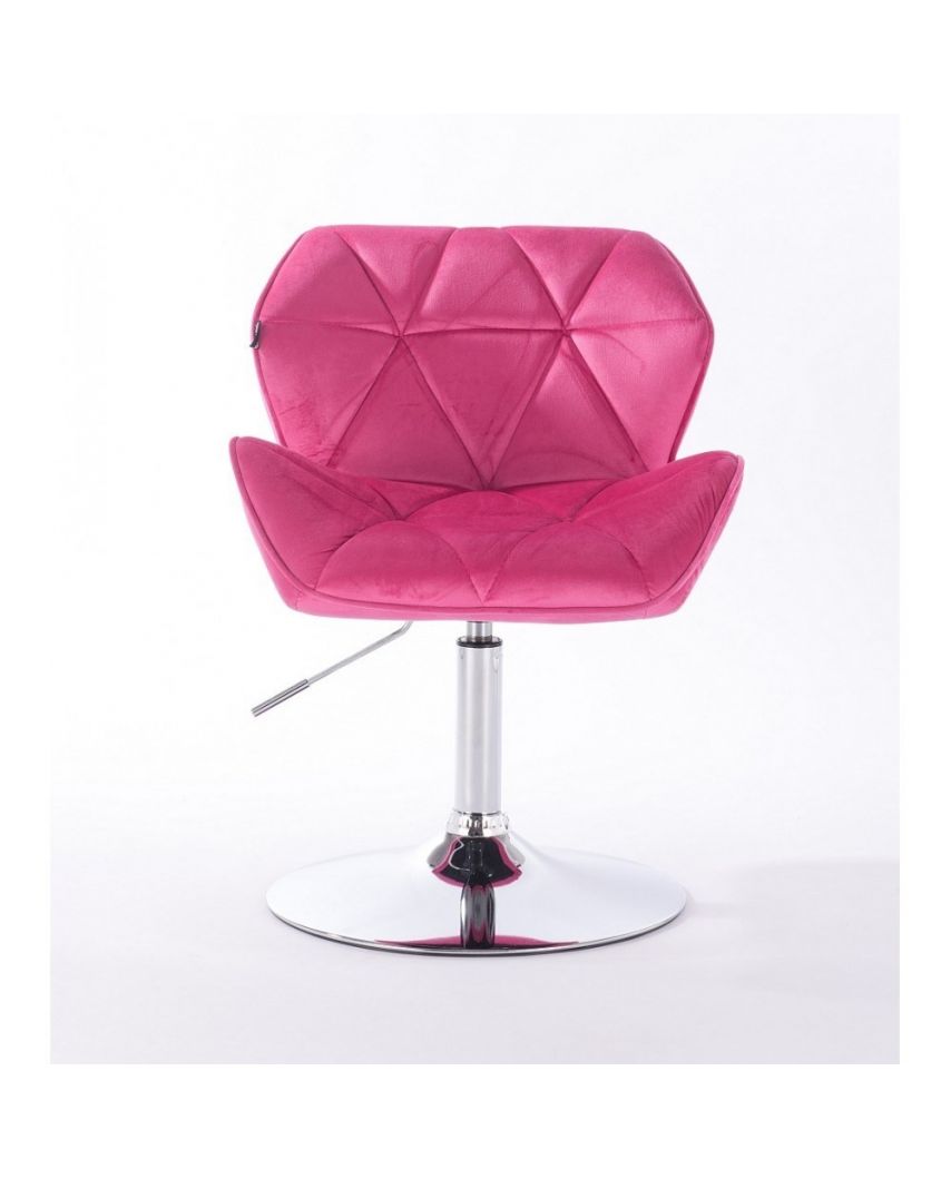 Petyr - krzesło kosmetyczne malinowe dysk