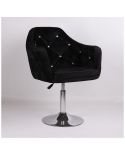 Blerm - Krzesło kosmetyczne czarny