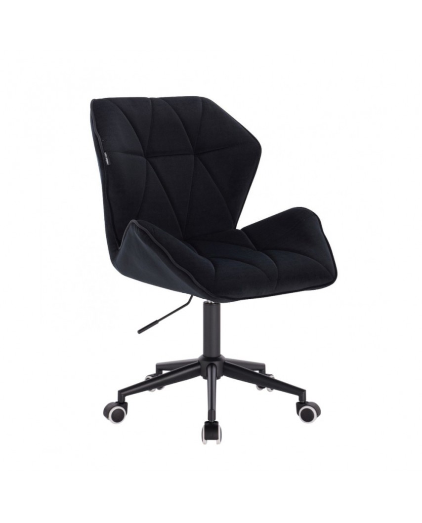 Czarne krzesło obrotowe CRONO - kółka czarny